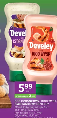 Sos czosnkowy Develey