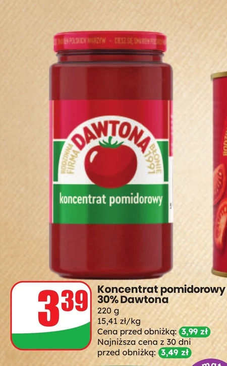 Koncentrat pomidorowy Dawtona