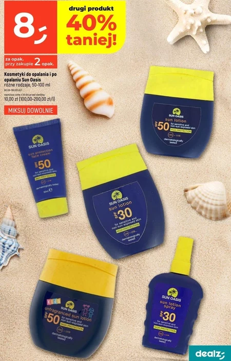 Lotion do opalania Ace