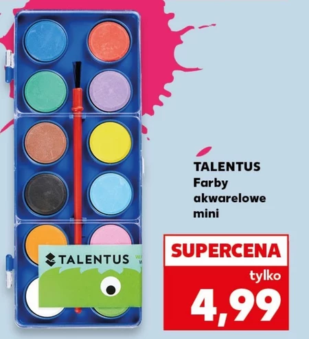 Farby akwarelowe Talentus