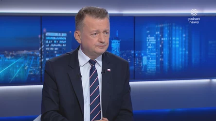 Błaszczak w "Gościu Wydarzeń" o podatku cyfrowym: Jeżeli będziemy mieć broń atomową