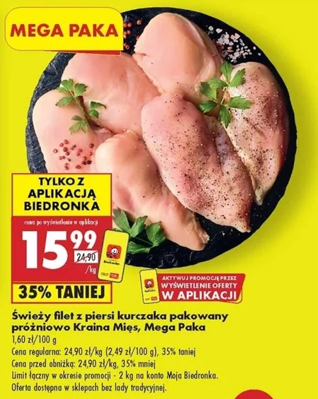 Filet z piersi kurczaka Kraina Mięs