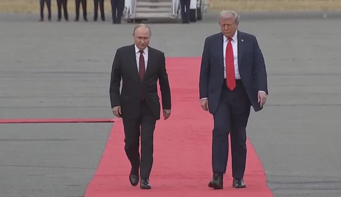 Donald Trump i Władimir Putin spotkali się na Alasce