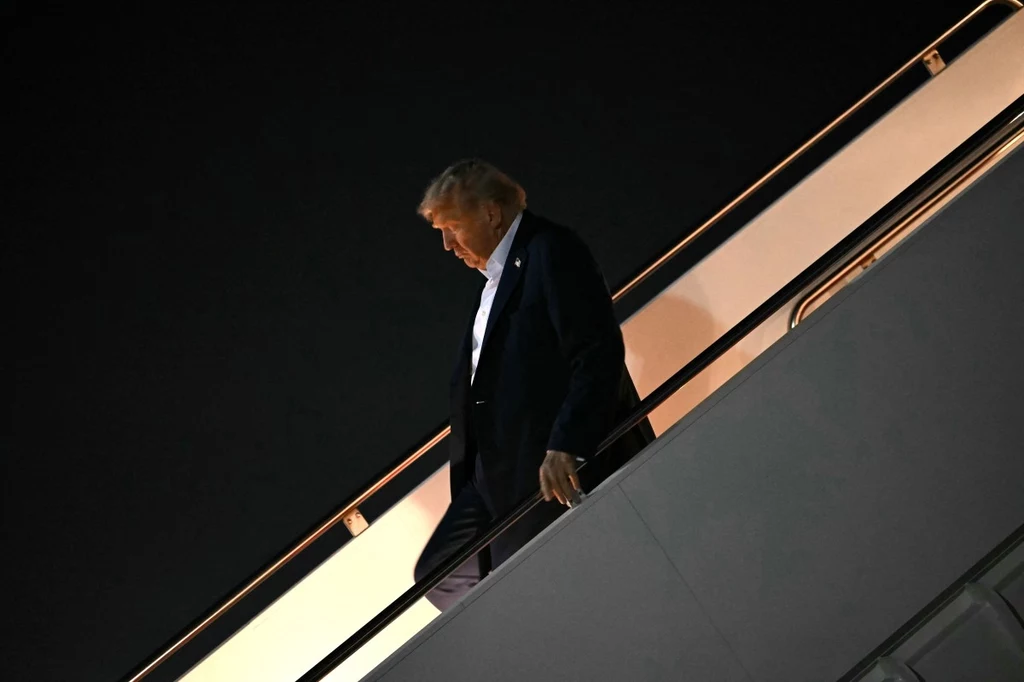 Prezydent USA Donald Trump po spotkaniu z Władimirem Putinem Prezydent USA Donald Trump po spotkaniu z Władimirem Putinem
