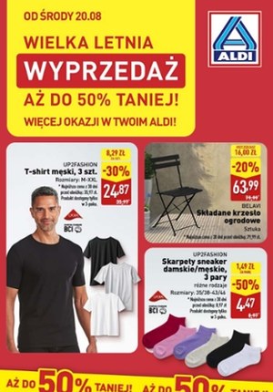 Gazetka promocyjna Aldi, ważna od 20.08.2025 do 23.08.2025.