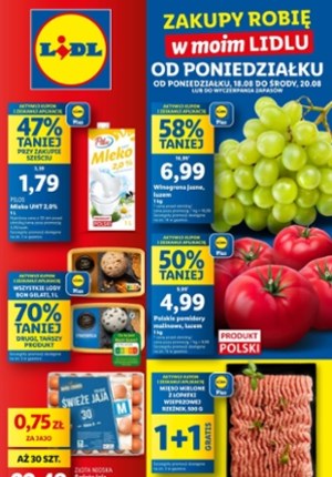 Gazetka promocyjna Lidl, ważna od 18.08.2025 do 20.08.2025.