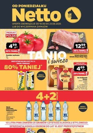 Gazetka promocyjna Netto, ważna od 18.08.2025 do 23.08.2025.