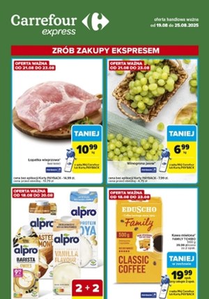 Gazetka promocyjna Carrefour Express, ważna od 19.08.2025 do 25.08.2025.
