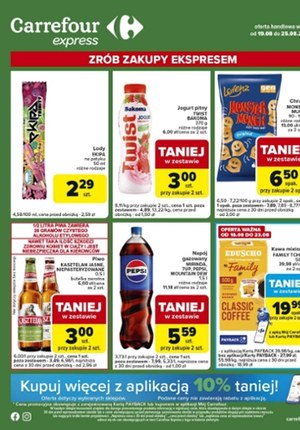 Gazetka promocyjna Carrefour Express, ważna od 19.08.2025 do 25.08.2025.
