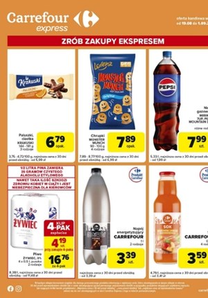 Gazetka promocyjna Carrefour Express, ważna od 19.08.2025 do 01.09.2025.