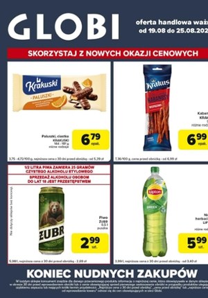 Gazetka promocyjna Globi, ważna od 19.08.2025 do 25.08.2025.