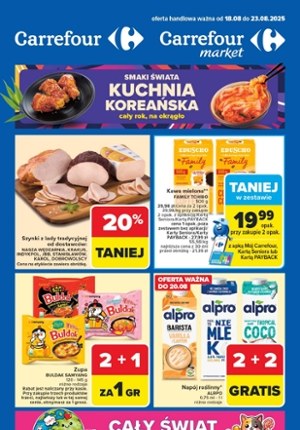 Gazetka promocyjna Carrefour Market, ważna od 18.08.2025 do 23.08.2025.