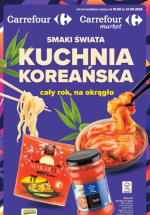 Gazetka promocyjna Carrefour Market, ważna od 18.08.2025 do 31.08.2025.
