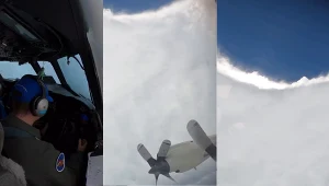 Łowcy burz wlecieli w środek huraganu Erin