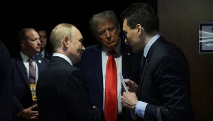 Spotkanie prezydenta USA Donalda Trumpa i przywódcy Rosji Władimira Putina