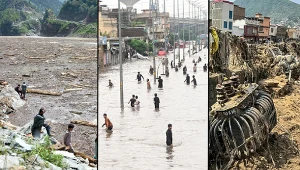 Powodzie i osunięcia ziemi w Pakistanie