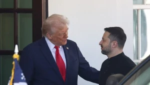 Spotkanie prezydenta USA Donalda Trumpa z prezydentem Ukrainy Wołodymyrem Zełenskim, zdjęcie z lutego 2025 roku