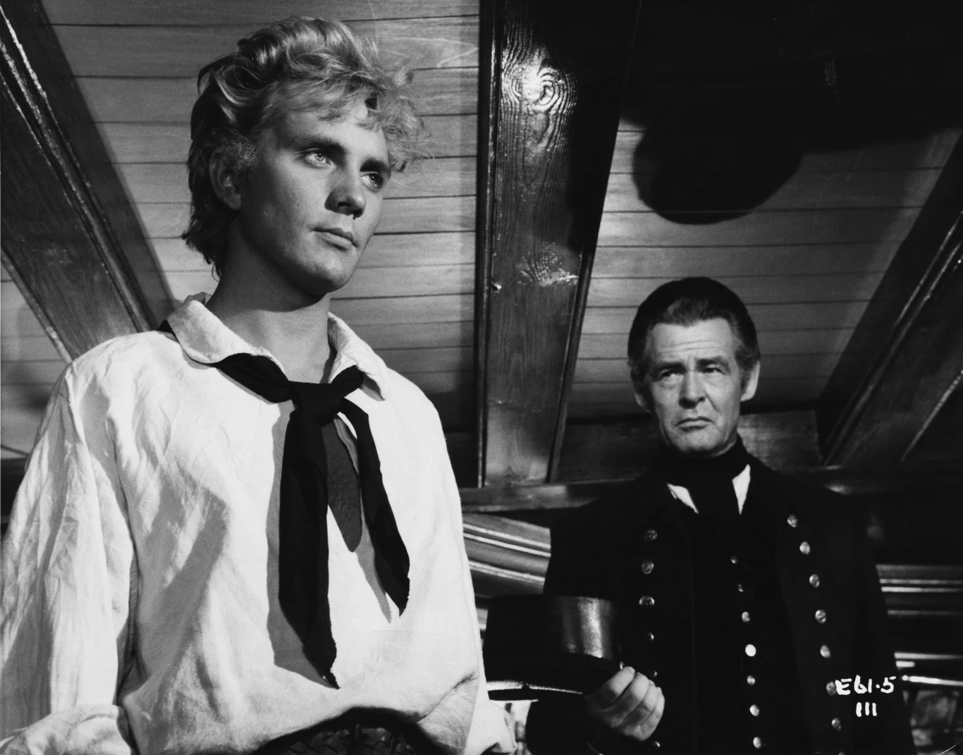 Terrence Stamp i Robert Ryan w filmie "Billy Budd" Terrence Stamp i Robert Ryan w filmie "Billy Budd"