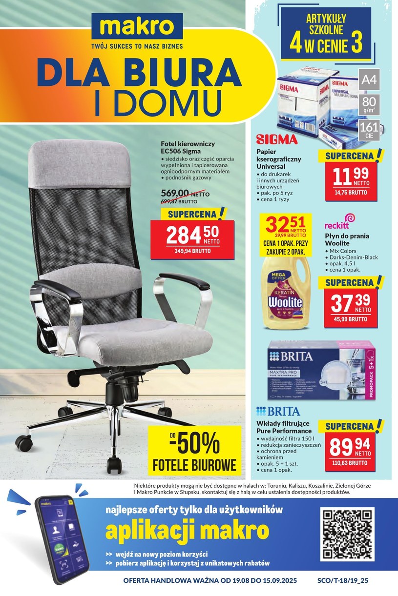 Gazetka promocyjna Makro Cash&Carry - ważna od 19. 08. 2025 do 15. 09. 2025