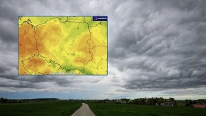 Pogoda w poniedziałek na zachodzie będzie przeważnie słoneczna, jednak na wschodzie zrobi się pochmurnie i może słabo popadać