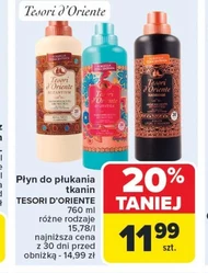 Płyn do płukania tkanin Tesori d'oriente