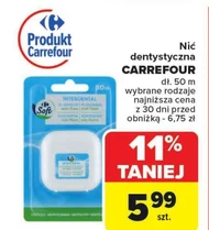 Nić dentystyczna Carrefour