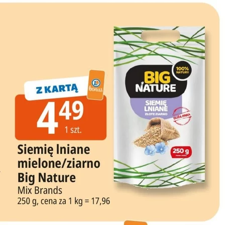 Siemię lniane Big Nature