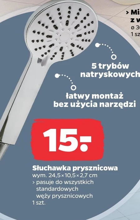 Słuchawka prysznicowa