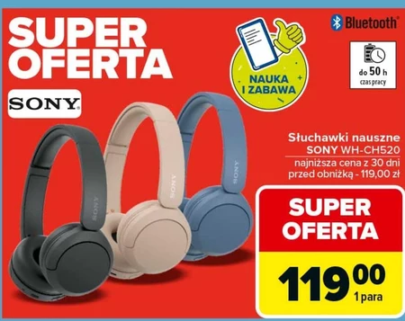 Słuchawki bluetooth Sony