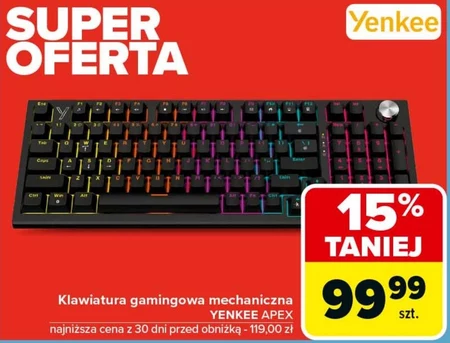Klawiatura gamingowa Yenkee