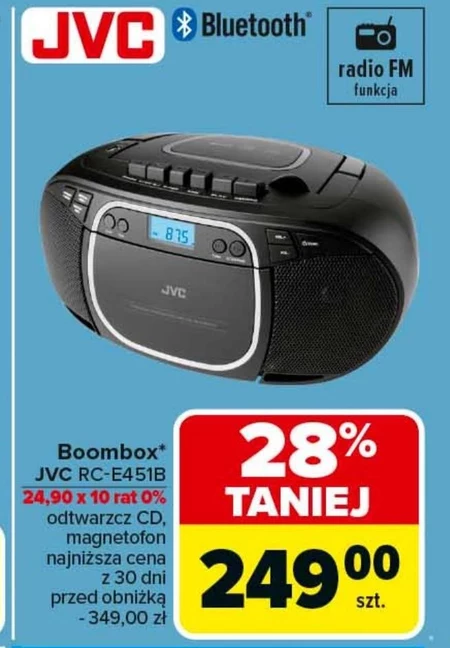 Boombox JVC
