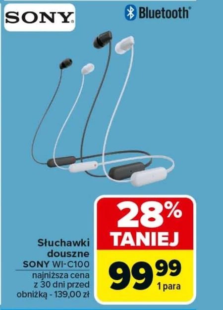 Słuchawki bluetooth Sony