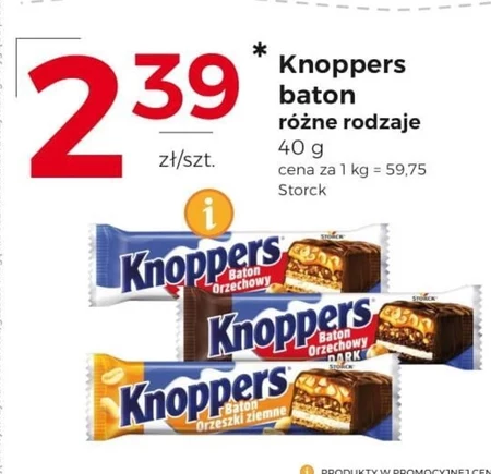 Baton orzechowy Knoppers