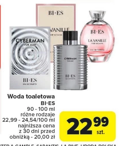 Woda toaletowa BI-ES