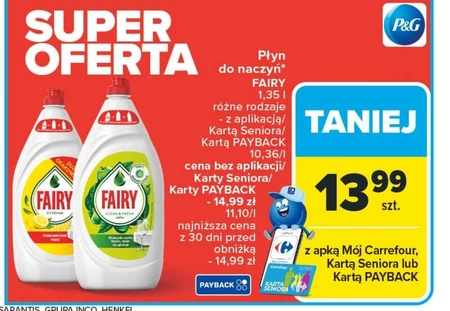 Засіб для миття посуду Fairy