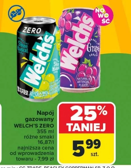 Napój gazowany Welch's