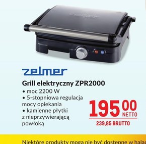 Grill elektryczny Zelmer niska cena