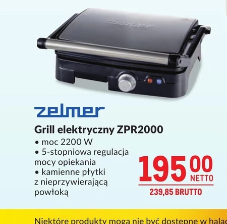 Grill elektryczny Zelmer