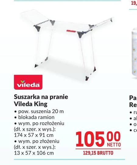 Suszarka na pranie Vileda