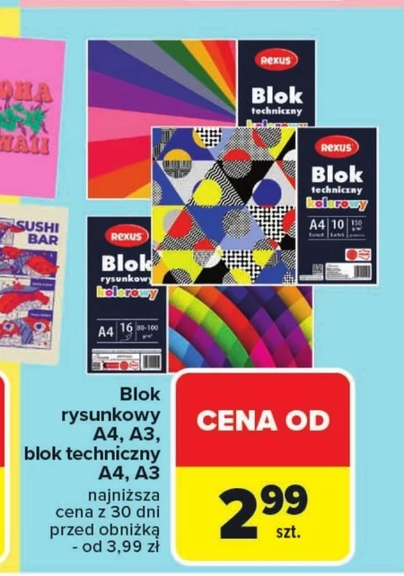 Blok rysunkowy Rexus