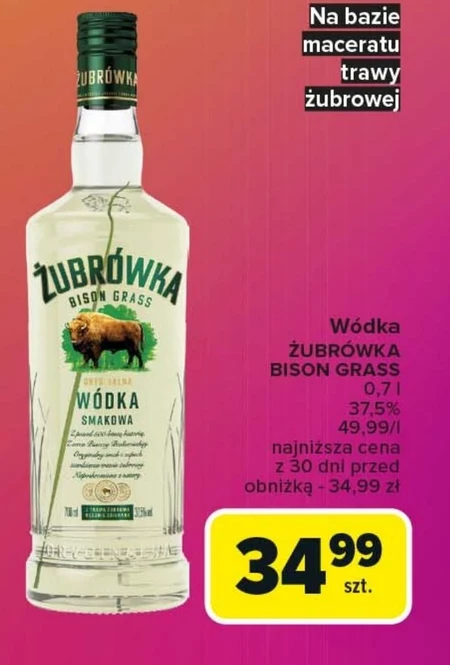 Ароматизована горілка Żubrówka