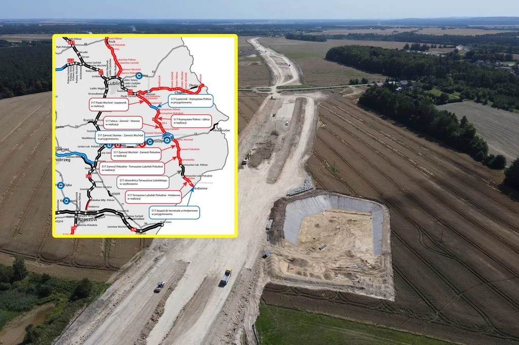 Ruszyła budowa dwóch odcinków S17 na południe od Zamościa Ruszyła budowa dwóch odcinków S17 na południe od Zamościa