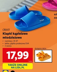 Шльопанці Crivit