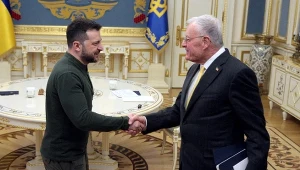 Wołodymyr Zełenski spotkał się w Waszyngtonie z Keithem Kelloggiem