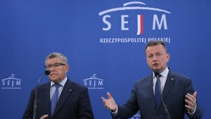 Mariusz Błaszczak i Zbigniew Kuźmiuk z PiS zabrali głos na temat wykonania budżetu państwa po 7 miesiącach