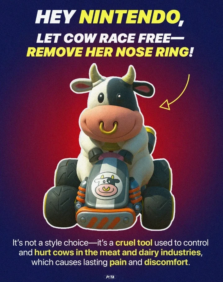 źródło: PETA / Nintendo źródło: PETA / Nintendo