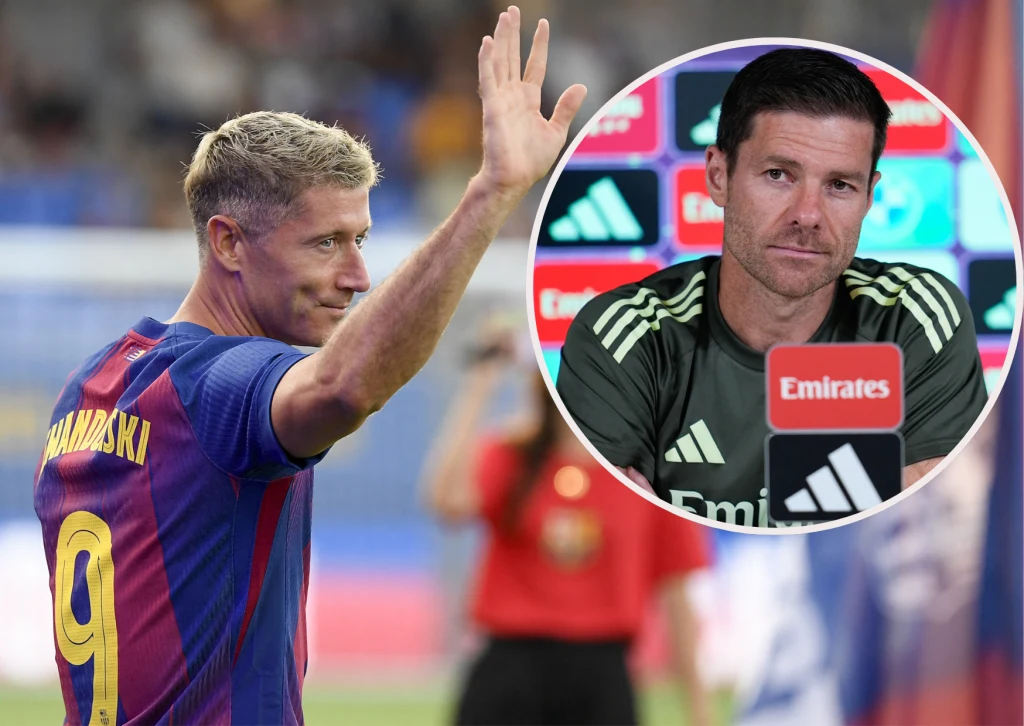 Robert Lewandowski i Xabi Alonso