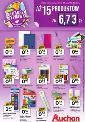 Gazetka promocyjna Auchan Hipermarket, ważna od 19.08.2025 do 21.08.2025.
