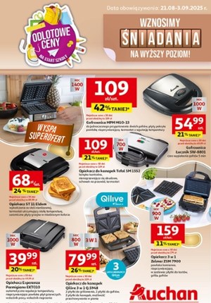 Gazetka promocyjna Auchan Hipermarket, ważna od 21.08.2025 do 03.09.2025.