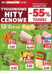 Soczyste owoce i warzywa taniej - Kaufland